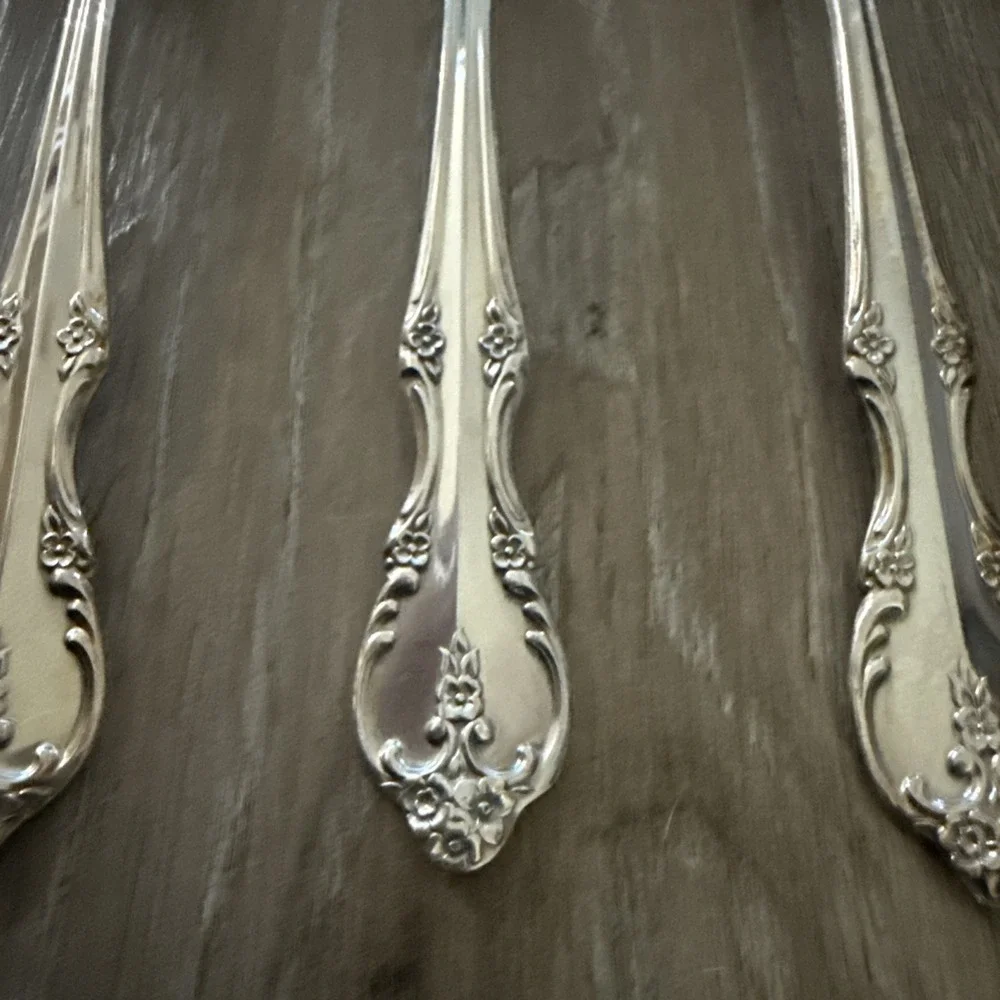 Set‎ of 6 International SOUTHERN SPLENDOR Silverplate Rogers & Bro 1962 Flatware